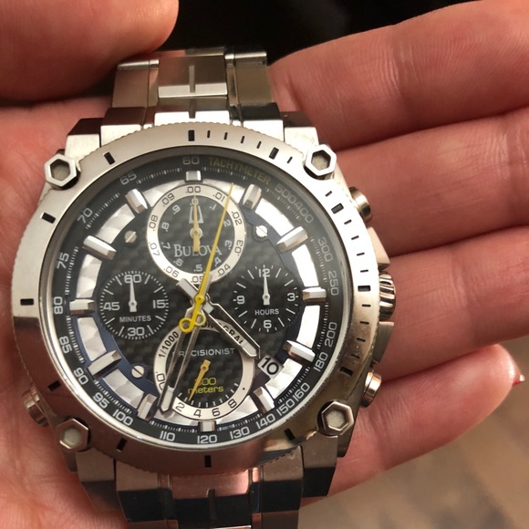 Bulova Precisionist Chronograph Watch 96B175 - Picture 2 of 8